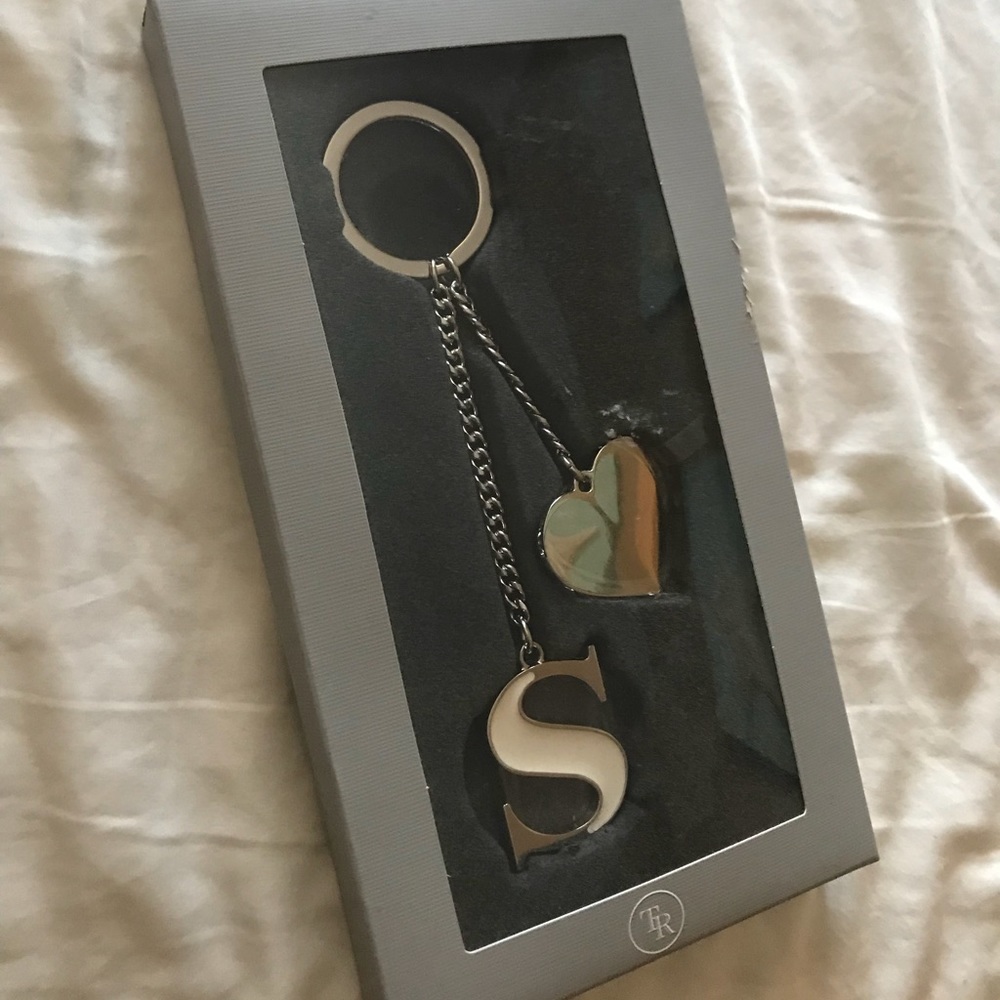 “S” Initial keychain